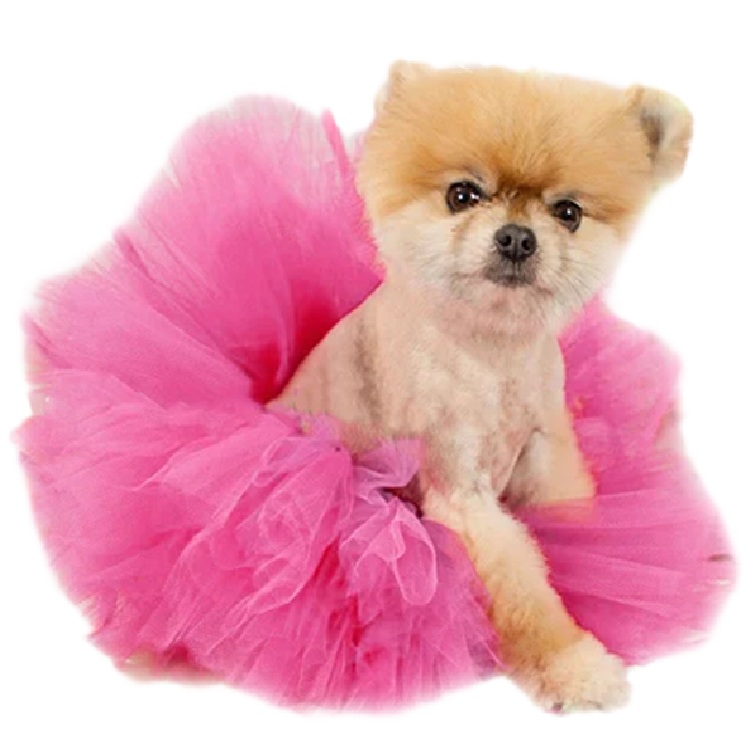 Hot Pink Pet Dog Tutu Skirt