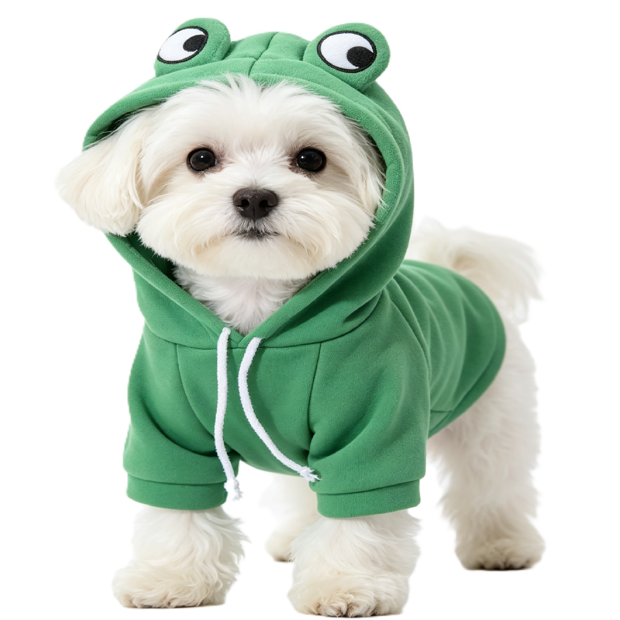 Green Frog Pet Dog Hoodie
