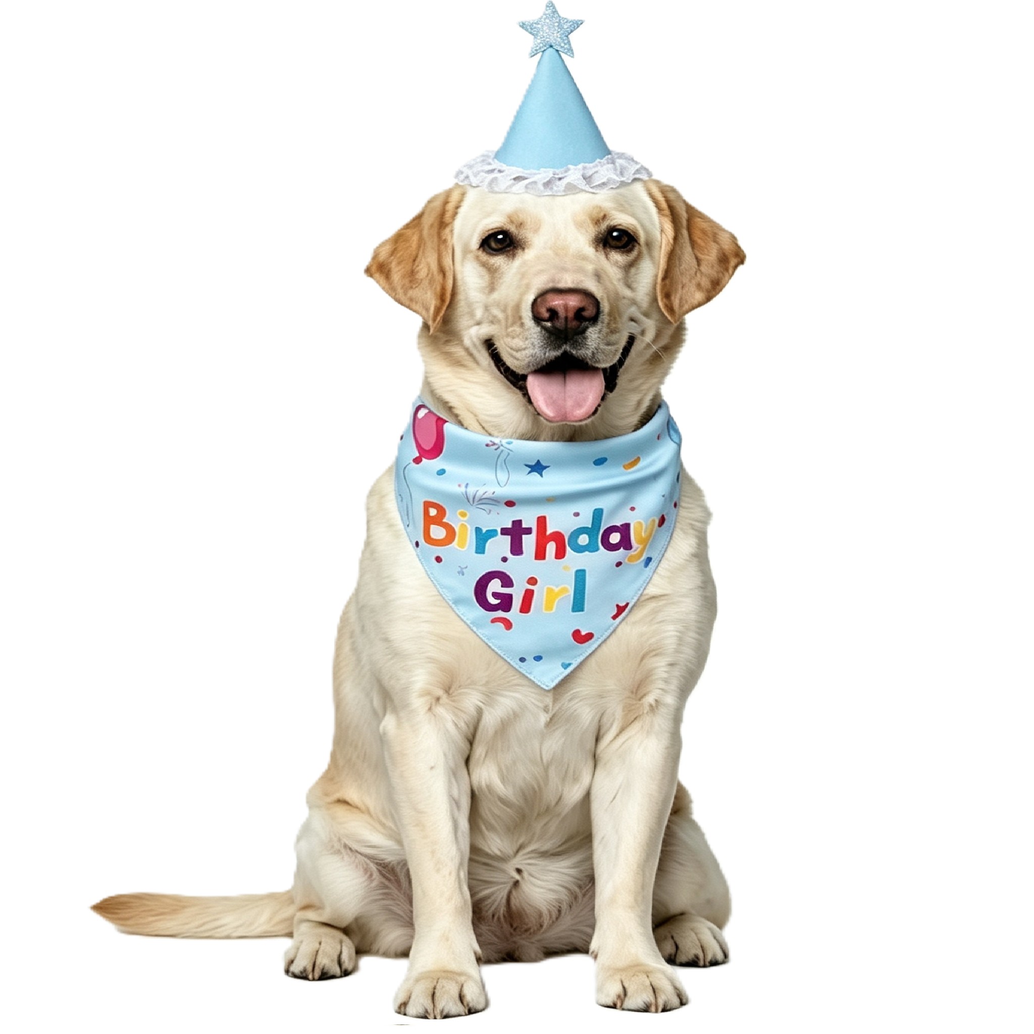 Light Blue Pet Birthday Party Set