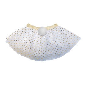 Gold Polka Dot Tulle Skirt