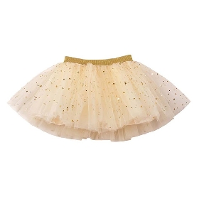 Gold Starry Tulle Skirt