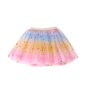 Rainbow Starry Tulle Skirt