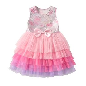 Mermaid Dream Layered Tulle Dress