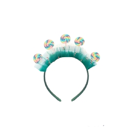 Rainbow Lollipop Party Headband – Sweet Treat Edition