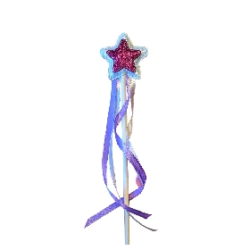Sparkling Star Ribbon Wand