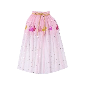 Glittering Cloud Wand with Bow and Crown