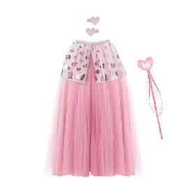 Sweetheart Pink Tulle Dress - Up Set for Girls