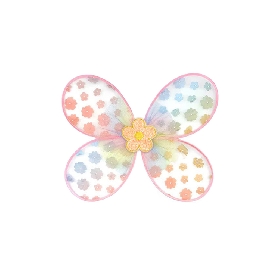 Pastel Floral Butterfly Hair Clip