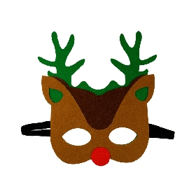 Reindeer Felt Mask
