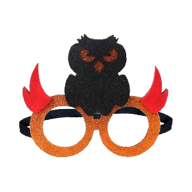 Owl - Themed Glitter Glasses Mask