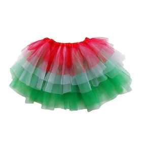Watermelon - Inspired Layered Tulle Baby Tutu Skirt