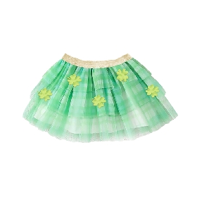 Lucky Clover Green Tutu Skirt