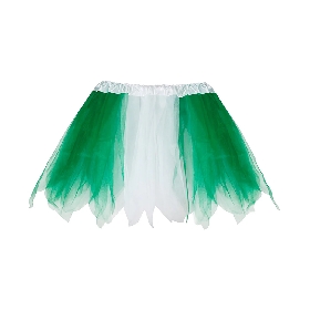 Green and White Fairy Tutu Skirt