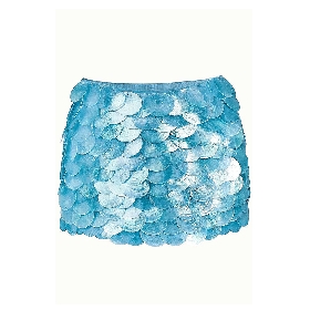 Blue Sequin Mermaid - Style Skirt