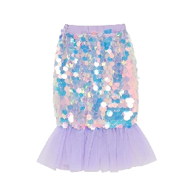 Sequin - Embellished Mermaid - Style Skirt