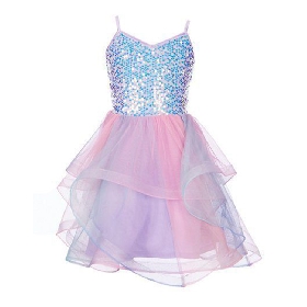 Sequin - Embellished Tutu Dress