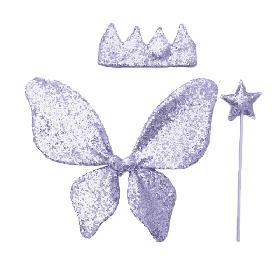 Purple Fairy Dress - up Set