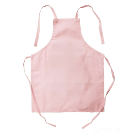 Solid Light Pink Kids Apron