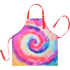 Colorful Tie Dye Swirl Apron