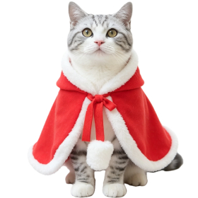 Red Christmas Pet Cape