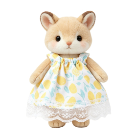Lemon Print Sleeveless Dress