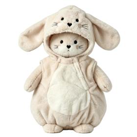 Cozy Bunny Hooded Onesie Costume