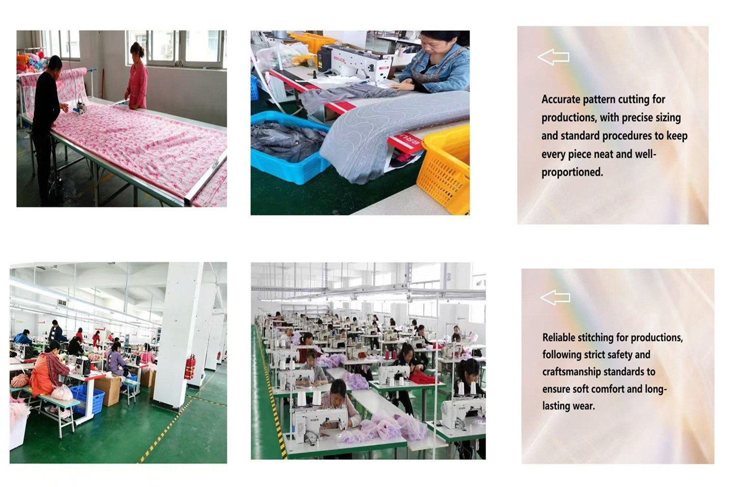 Cutting & stitching